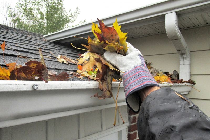 Blocked Gutter Cleaning